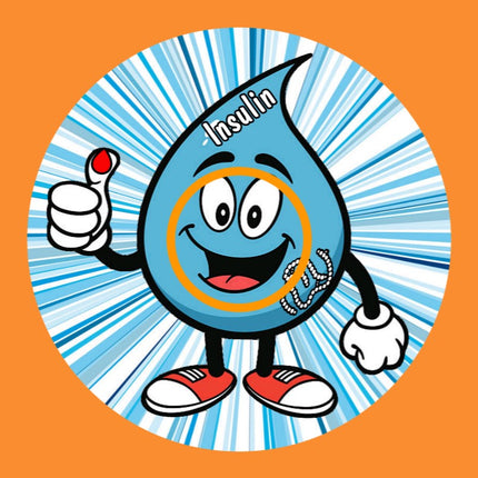 INSULIN DROP WARRIOR PATCH