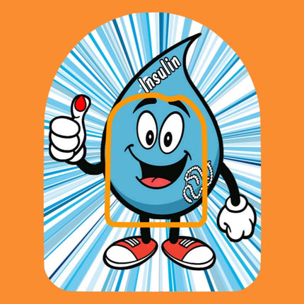 INSULIN DROP WARRIOR PATCH