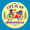 LIFE IS AN ADVENTURE - BICYCLE - PATCH