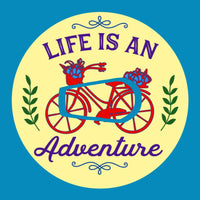 LIFE IS AN ADVENTURE - BICYCLE - PATCH