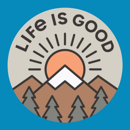 LIG MOUNTAIN SUNRISE CIRCULAR PATCH
