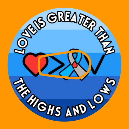 LOVE IS GREATER THAN THE HIGHS AND THE LOWS PATCH
