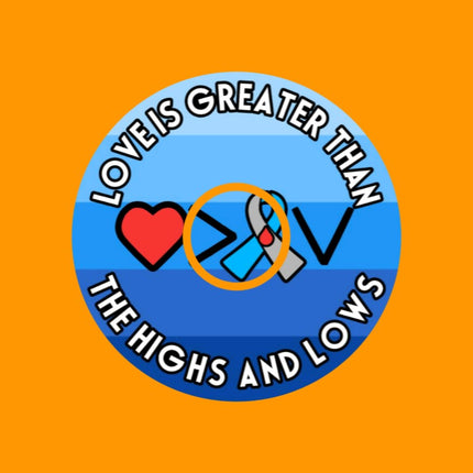 LOVE IS GREATER THAN THE HIGHS AND THE LOWS PATCH