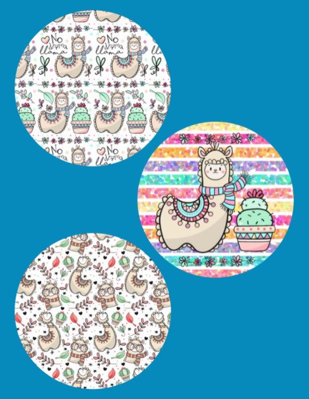 NO DRAMA LLAMA CIRCULAR 3 PATCH SET