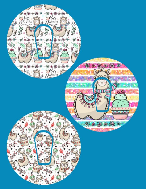 NO DRAMA LLAMA CIRCULAR 3 PATCH SET