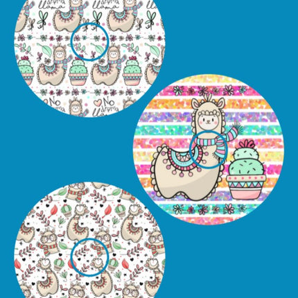 NO DRAMA LLAMA CIRCULAR 3 PATCH SET