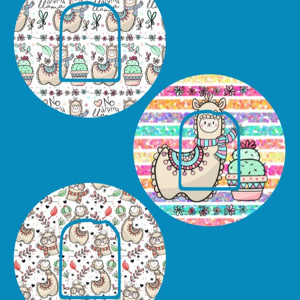 NO DRAMA LLAMA CIRCULAR 3 PATCH SET