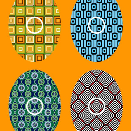RETRO PATTERNS 4 PATCH SET