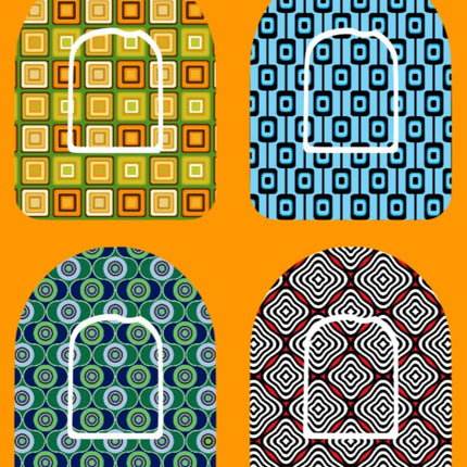 RETRO PATTERNS 4 PATCH SET