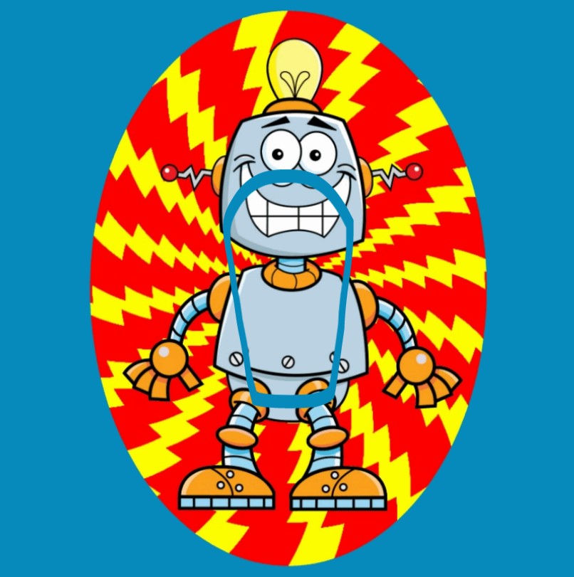 ROBOT OVAL PATCH