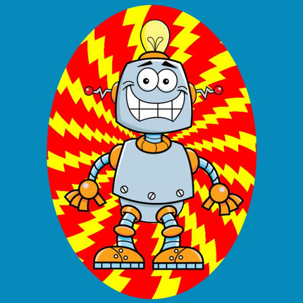 ROBOT OVAL PATCH