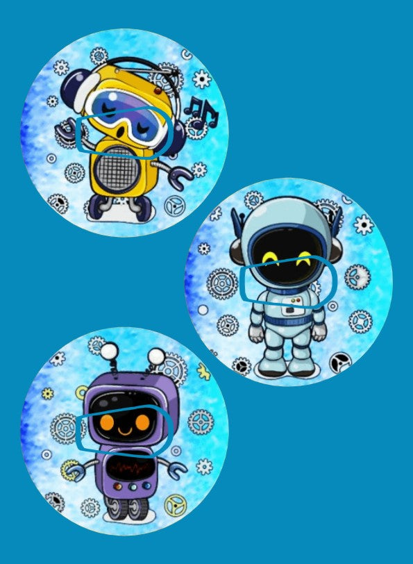 ROBOT TRIO CIRCULAR 3 PATCH SET