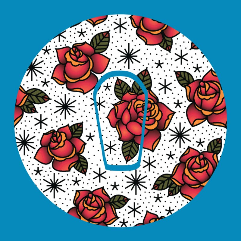 ROSES TAT PATTERN CIRCULAR PATCH