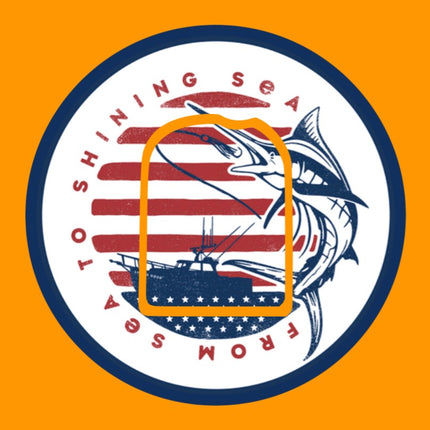 SEA TO SHINING SEA CIRCULAR PATCH