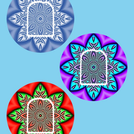 SNOWFLAKE MANDALA 3 PATCH SET