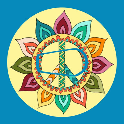 SUNFLOWER PEACE CIRCULAR PATCH