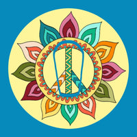 SUNFLOWER PEACE CIRCULAR PATCH