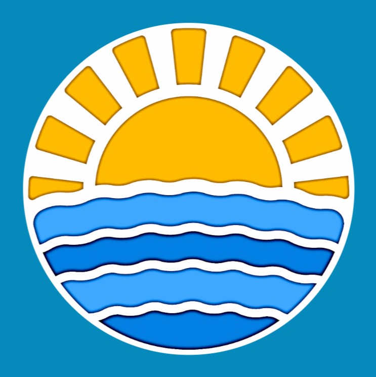 SUN & SEA CIRCULAR PATCH