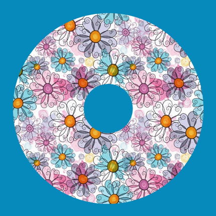 TRANSLUCENT SPRING PETALS CIRCULAR PATCH