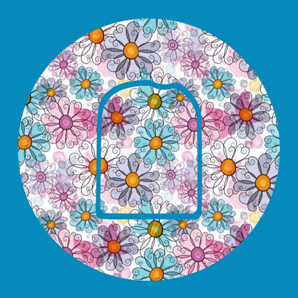 TRANSLUCENT SPRING PETALS CIRCULAR PATCH