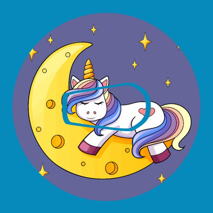 UNICORN DREAMS CIRCULAR PATCH