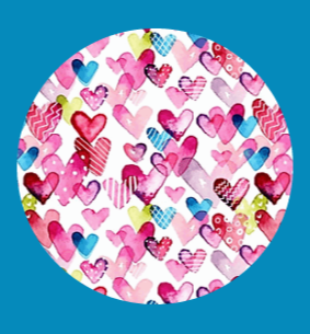 VALENTINE WATERCOLOR HEARTS