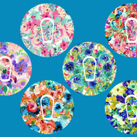 WHERE FLOWERS BLOOM... SO DOES HOPE - CIRCULAR 9 PATCH SET