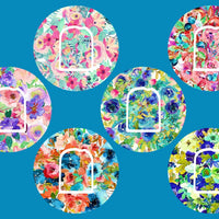 WHERE FLOWERS BLOOM... SO DOES HOPE - CIRCULAR 9 PATCH SET