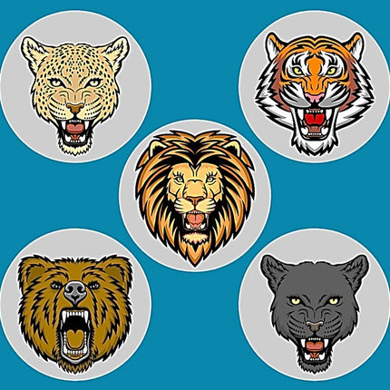 WILD THINGS CIRCULAR 5 PATCH SET
