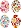 Bouquet of Love Oval - Assorted 4 Pack